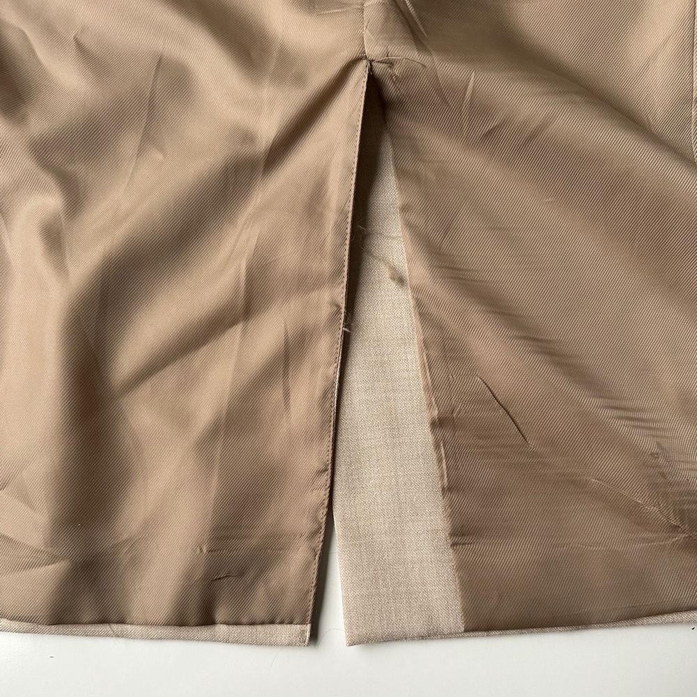 Bert Pulitzer Tan Beige Wool Blend Sport Coat Men’s Lined Blazer Jacket 42R - Picture 8 of 9